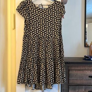 Ruffle floral dress